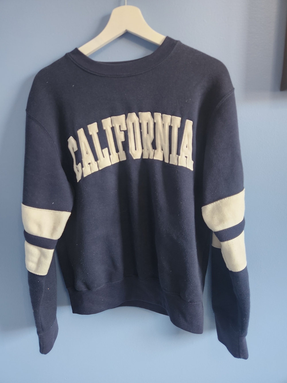 Classic Navy California Pullover Sweatshirt